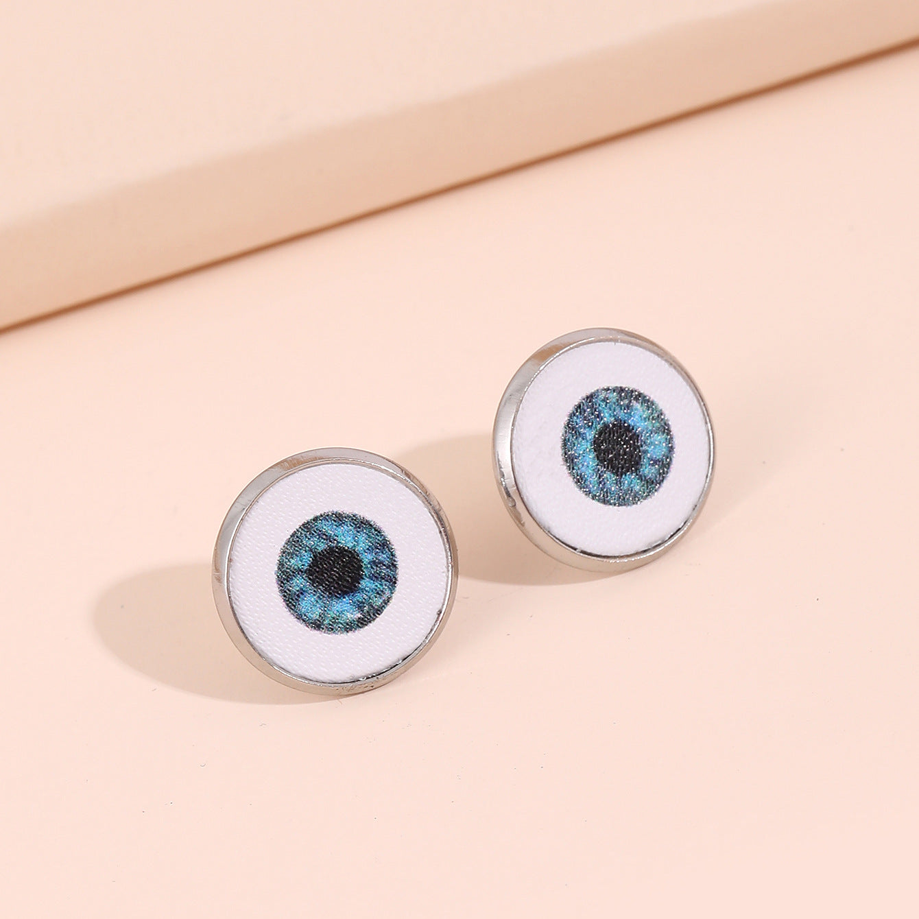 Wholesale Devil Eye Leather Earrings